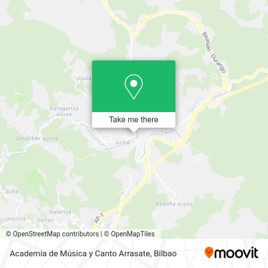 Academia de Música y Canto Arrasate map