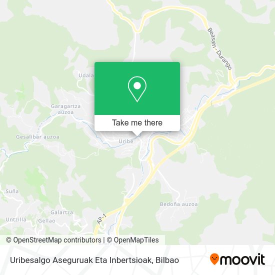 Uribesalgo Aseguruak Eta Inbertsioak map