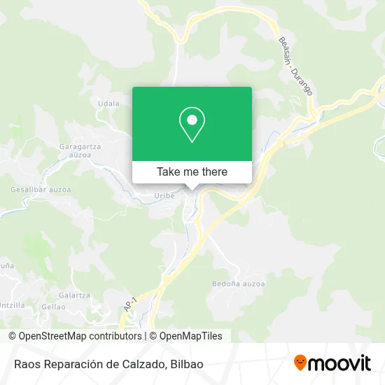 Raos Reparación de Calzado map
