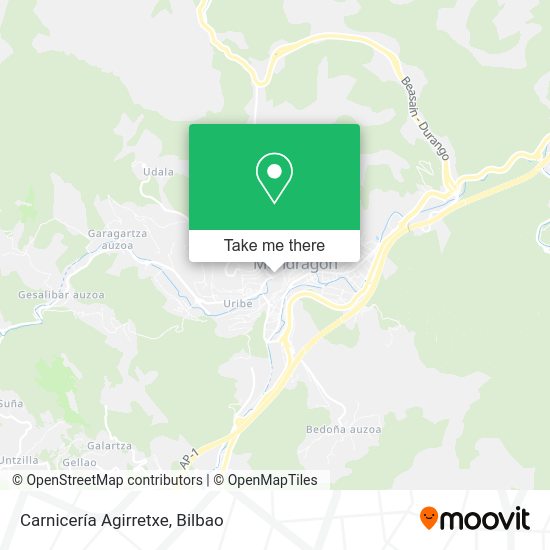 Carnicería Agirretxe map