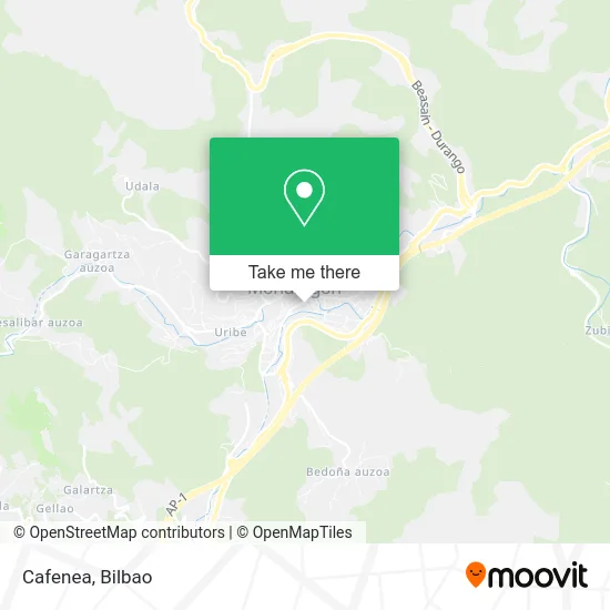 mapa Cafenea