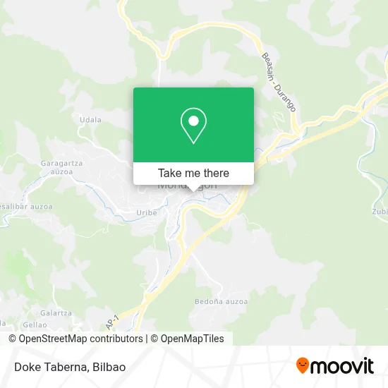 Doke Taberna map
