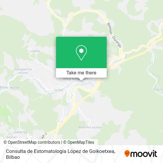 Consulta de Estomatología López de Goikoetxea map