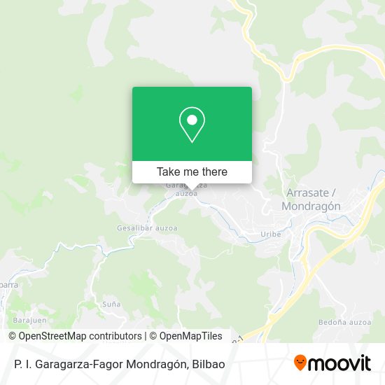 P. I. Garagarza-Fagor Mondragón map