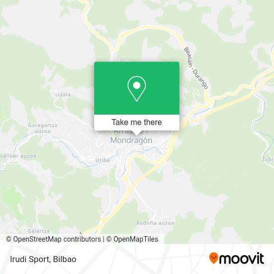 Irudi Sport map