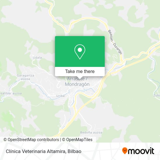 Clínica Veterinaria Altamira map