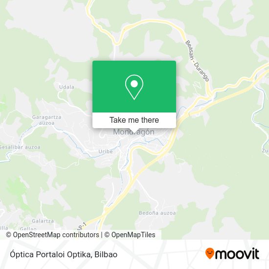 Óptica Portaloi Optika map