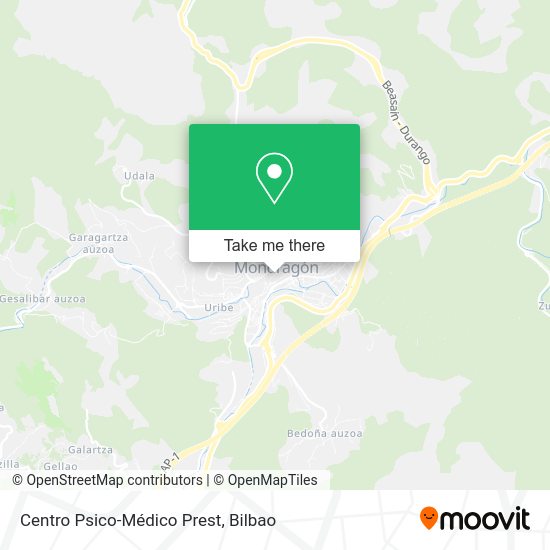 Centro Psico-Médico Prest map