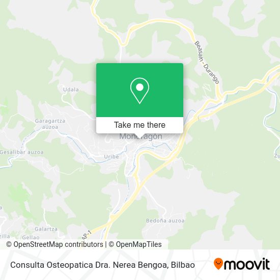 Consulta Osteopatica Dra. Nerea Bengoa map