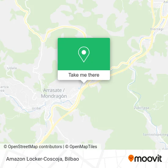 Amazon Locker-Coscoja map