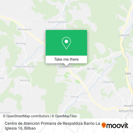 Centro de Atención Primaria de Respaldiza Barrio La Iglesia 16 map