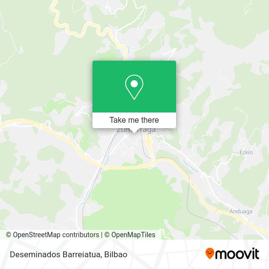 Deseminados Barreiatua map