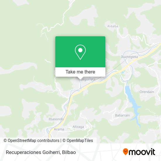 Recuperaciones Goiherri map