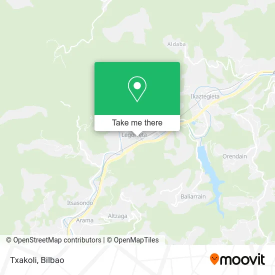 Txakoli map