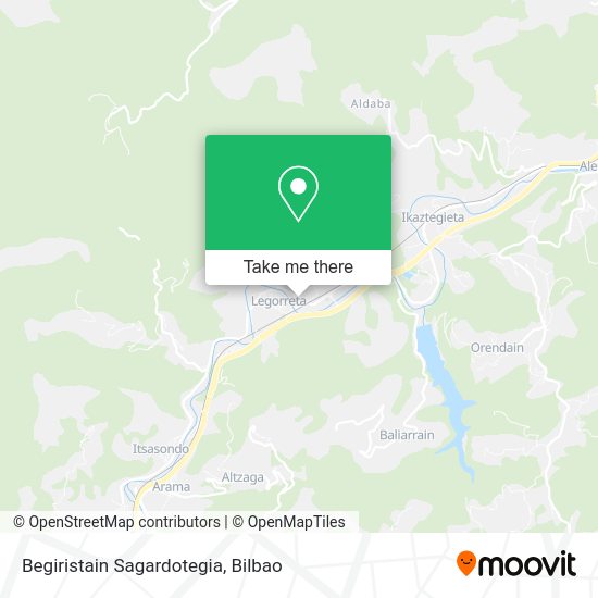 Begiristain Sagardotegia map