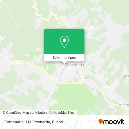 Fontanería J.M.Etxeberria map