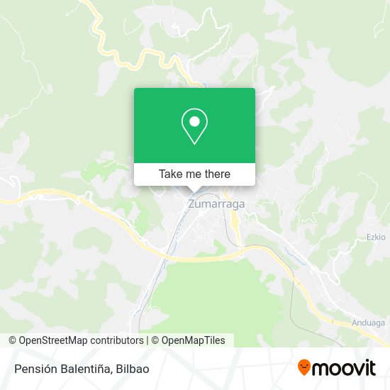 Pensión Balentiña map