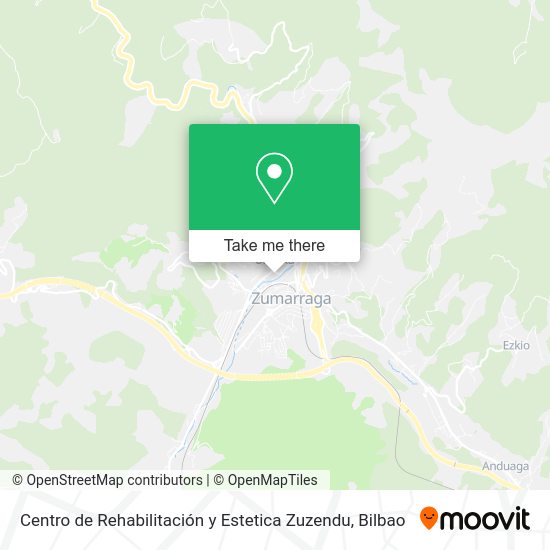 Centro de Rehabilitación y Estetica Zuzendu map
