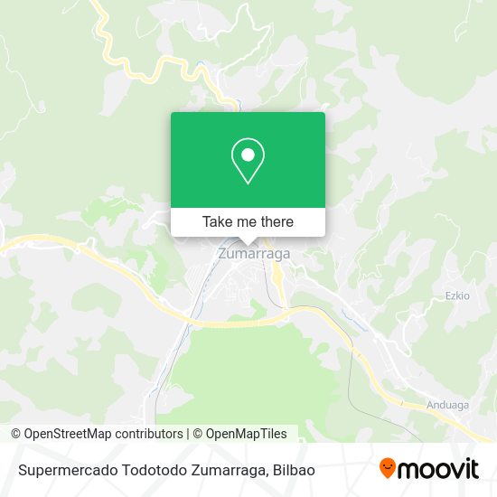 Supermercado Todotodo Zumarraga map