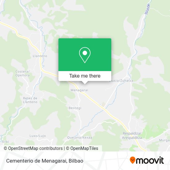 Cementerio de Menagarai map