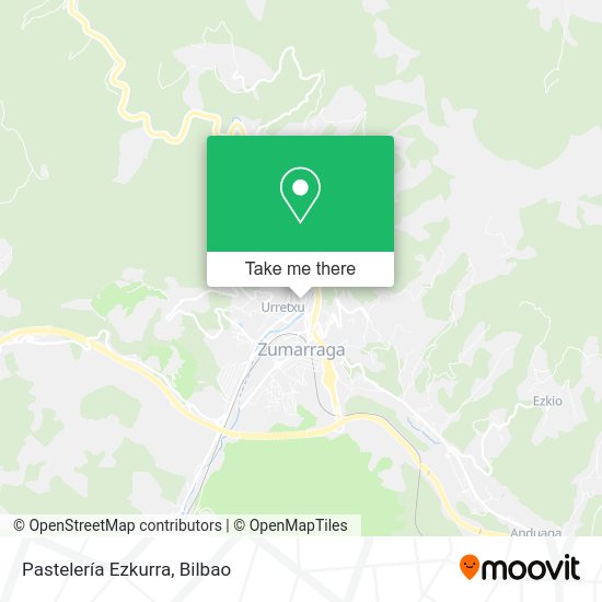 Pastelería Ezkurra map