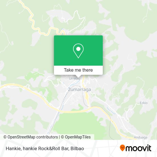 Hankie, hankie Rock&Roll Bar map