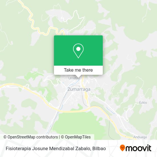 Fisioterapia Josune Mendizabal Zabalo map