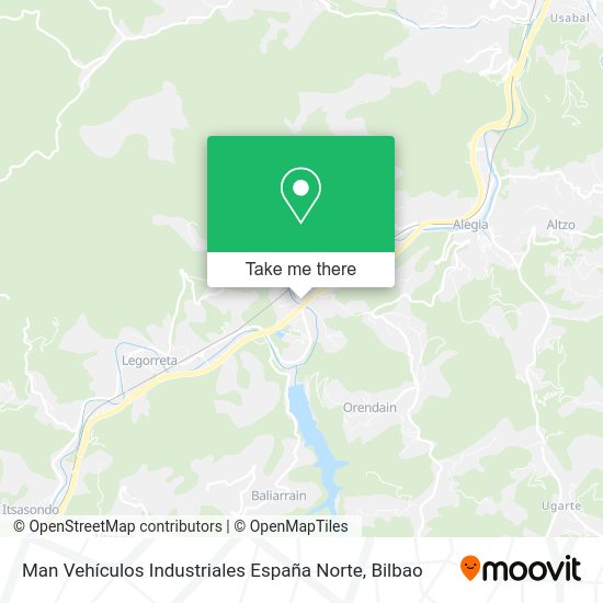 Man Vehículos Industriales España Norte map