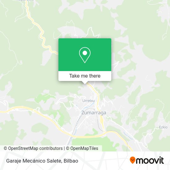 Garaje Mecánico Salete map