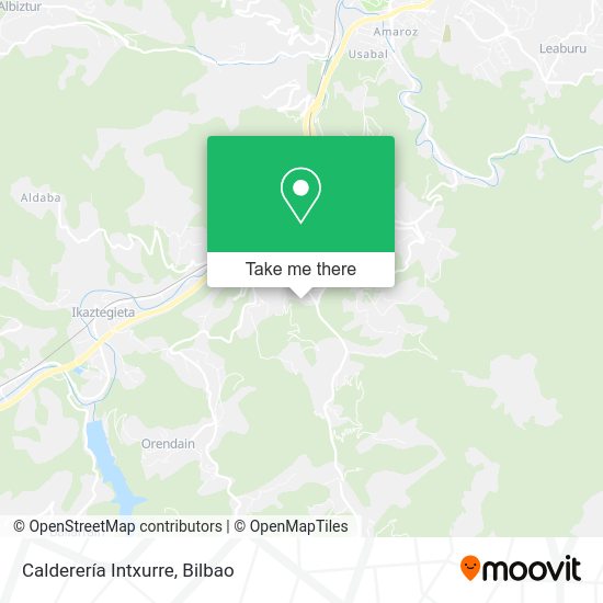 Calderería Intxurre map
