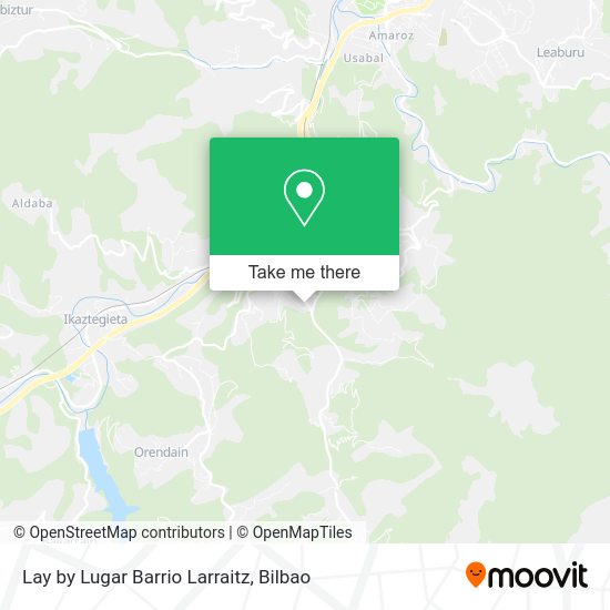 Lay by Lugar Barrio Larraitz map