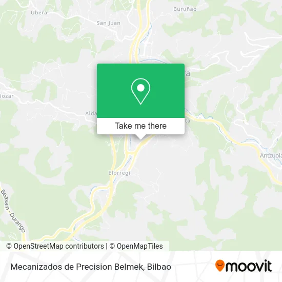 mapa Mecanizados de Precision Belmek