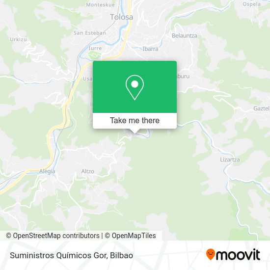 Suministros Químicos Gor map