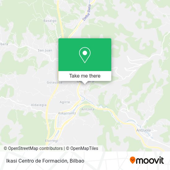 Ikasi Centro de Formación map
