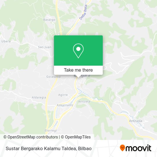 Sustar Bergarako Kalamu Taldea map