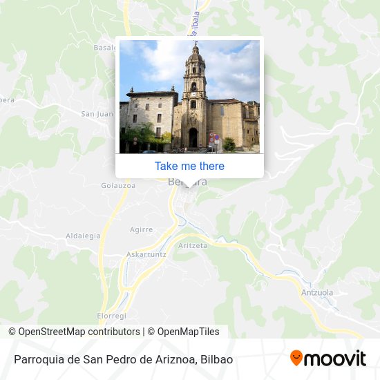 Parroquia de San Pedro de Ariznoa map