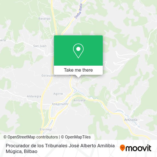 Procurador de los Tribunales José Alberto Amilibia Múgica map