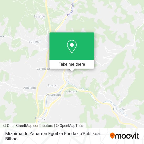 Mizpirualde Zaharren Egoitza Fundazio'Publikoa map