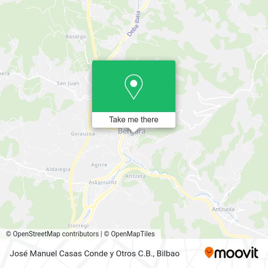 José Manuel Casas Conde y Otros C.B. map