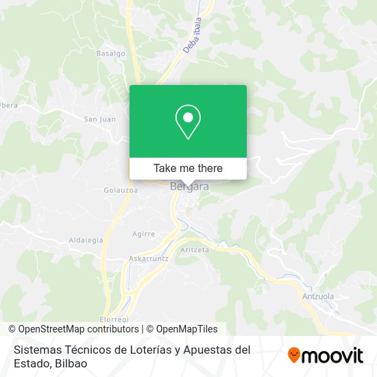 Sistemas Técnicos de Loterías y Apuestas del Estado map