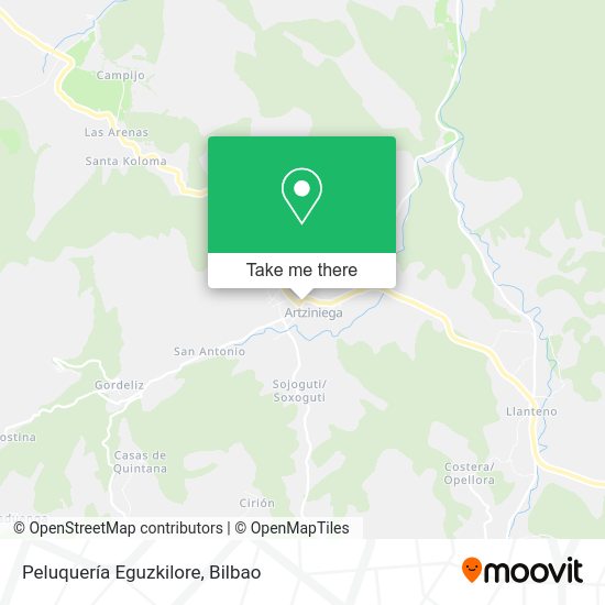 Peluquería Eguzkilore map