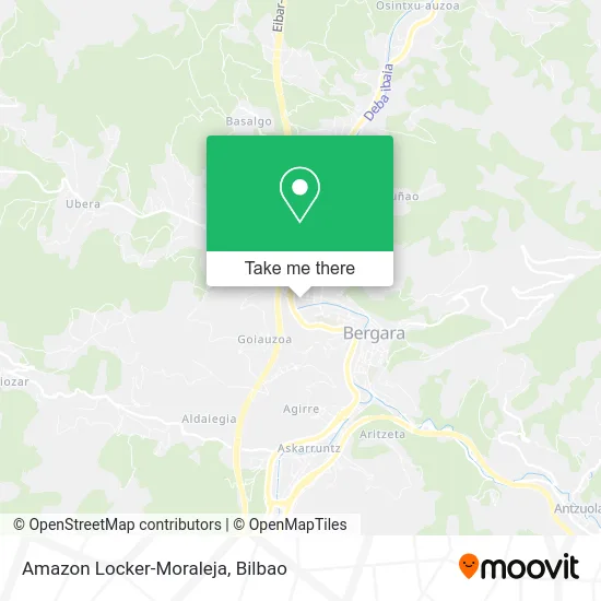 Amazon Locker-Moraleja map