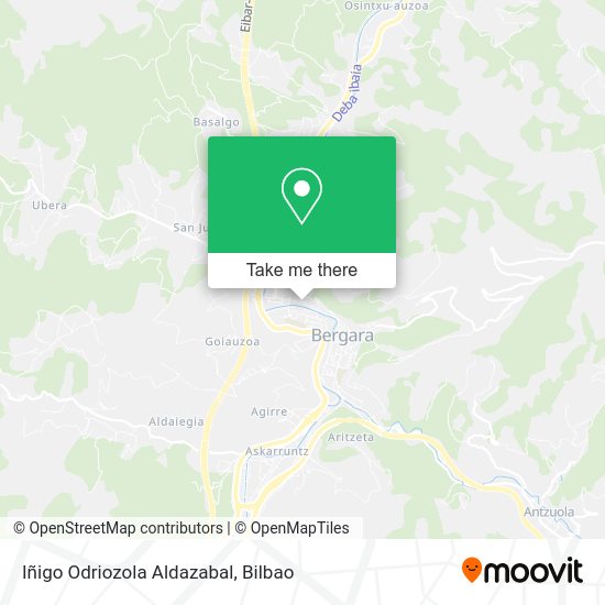 Iñigo Odriozola Aldazabal map