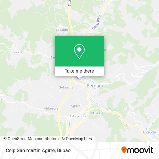 Ceip San martín Agirre map
