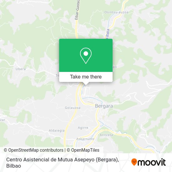 Centro Asistencial de Mutua Asepeyo (Bergara) map