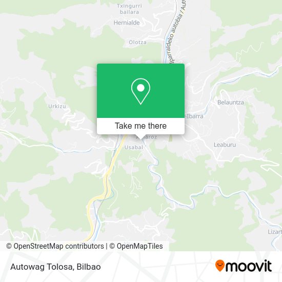 Autowag Tolosa map