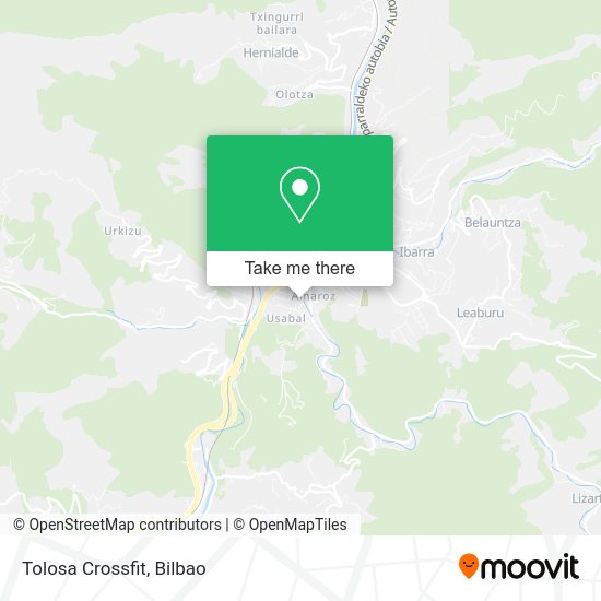 Tolosa Crossfit map