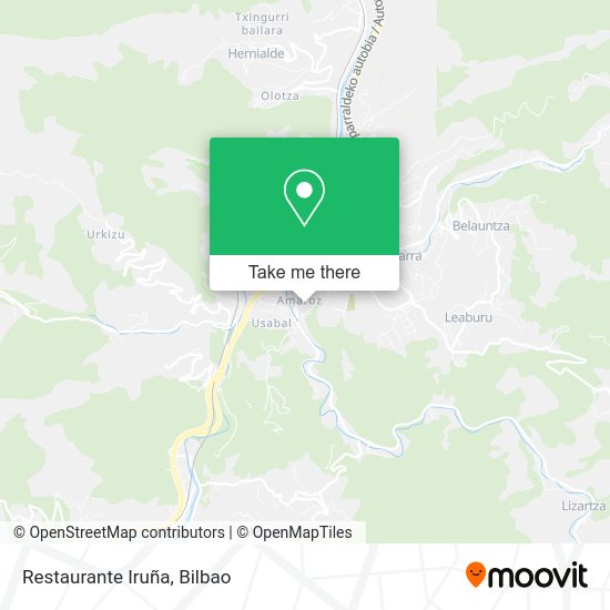 Restaurante Iruña map