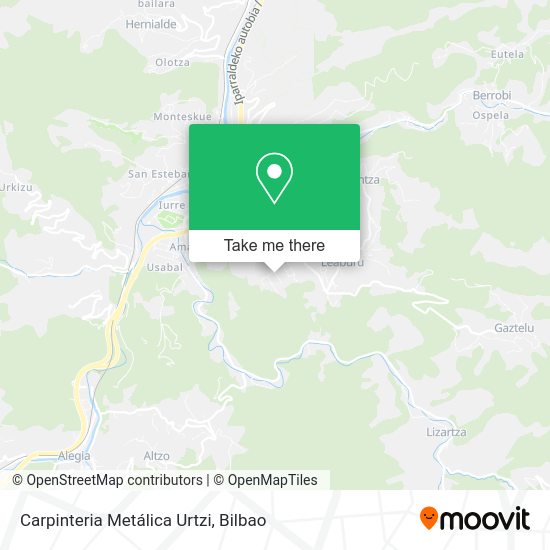Carpinteria Metálica Urtzi map