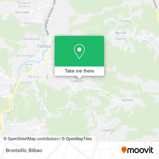 Brontxillo map
